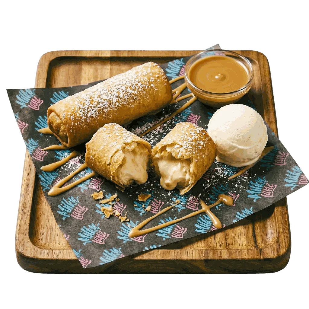 Caramilk Spring Rolls