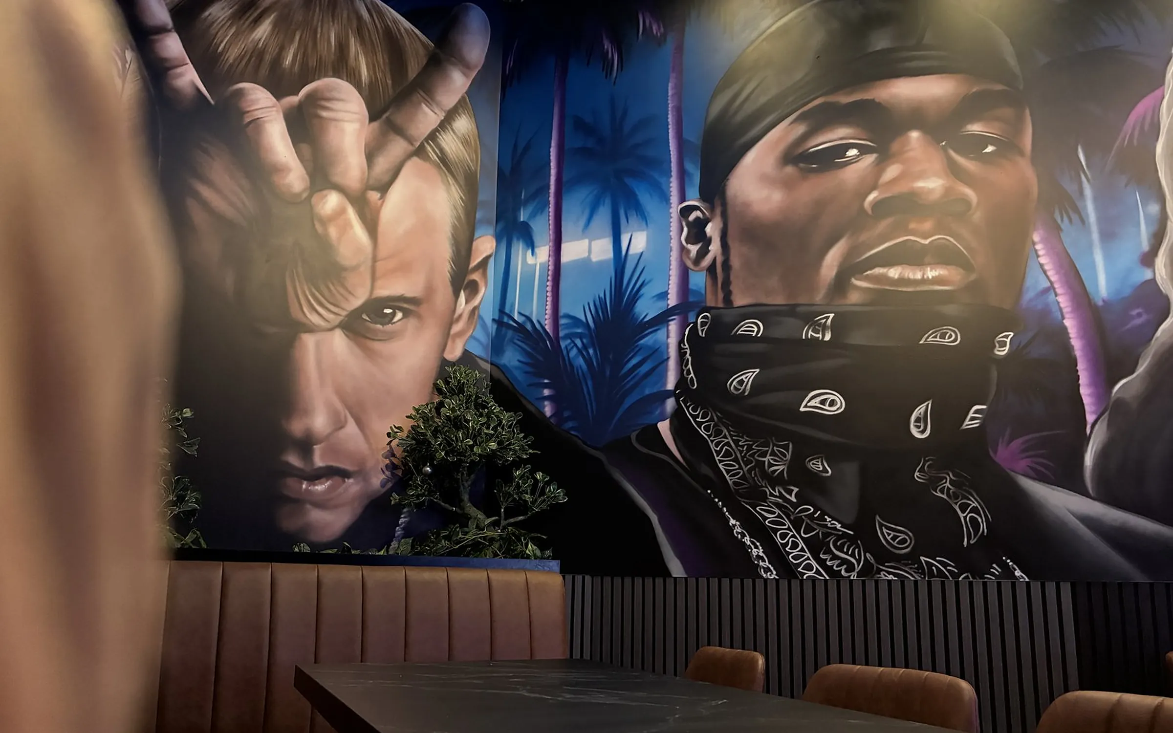 Palms mural, Southlands