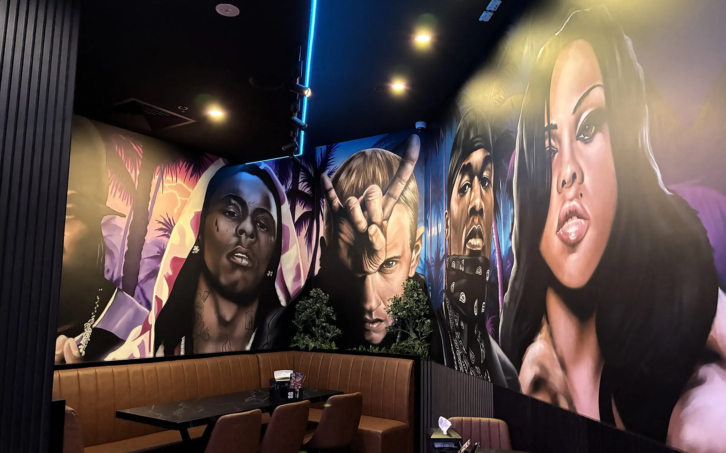 Milky Lane mural wall
