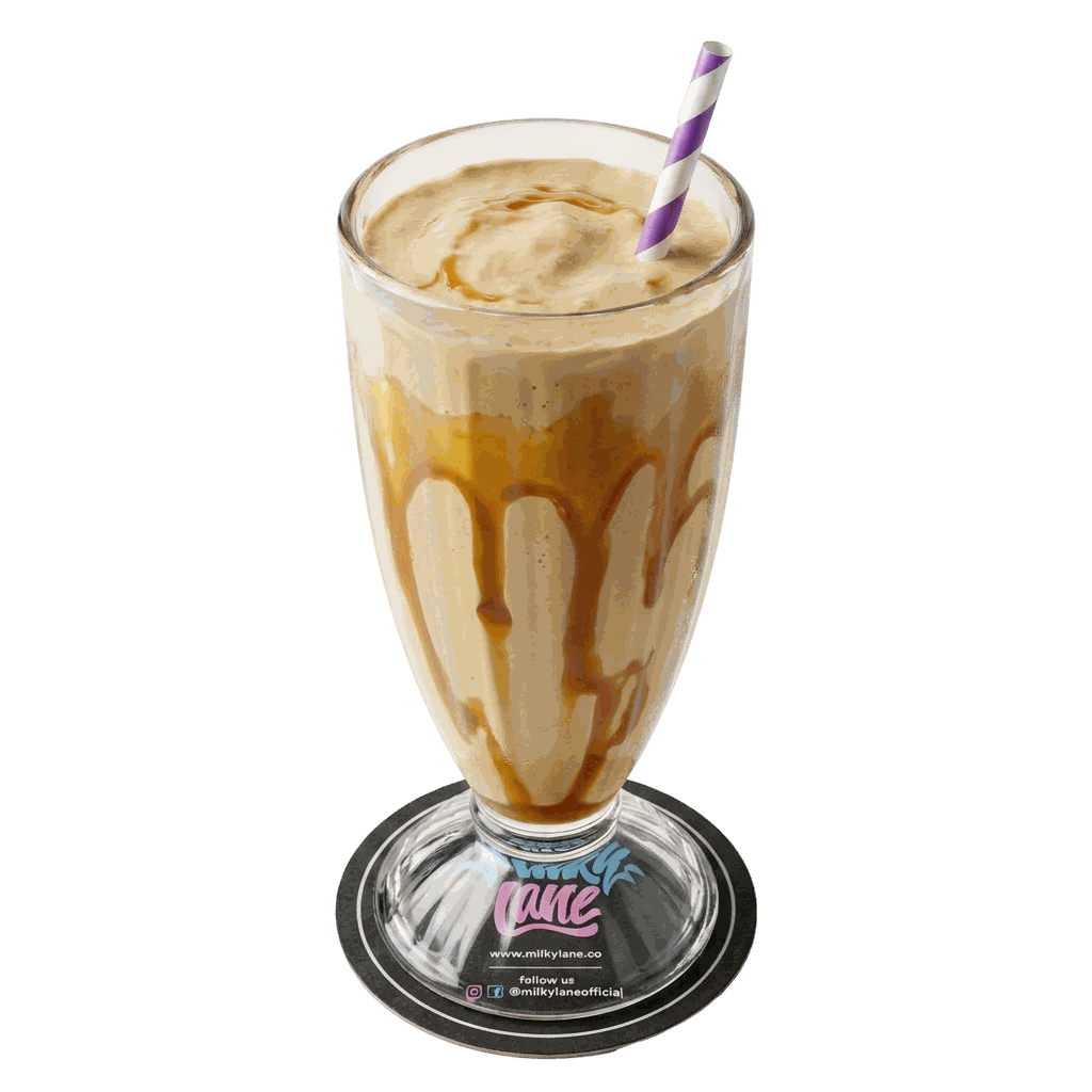 Salted caramel thickshake